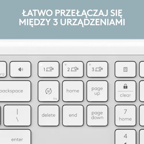 Klawiatura membranowa Logitech Signature Slim K950 Biały