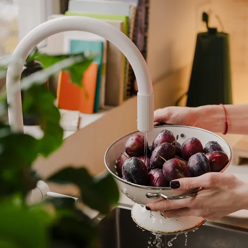 Bateria OMNIRES Switch SW9057-FD1WM z filtrem Biały matowy