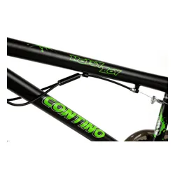 Rower dziecięcy CONTINO Noisy Boy 20 cali dla chłopca Czarny