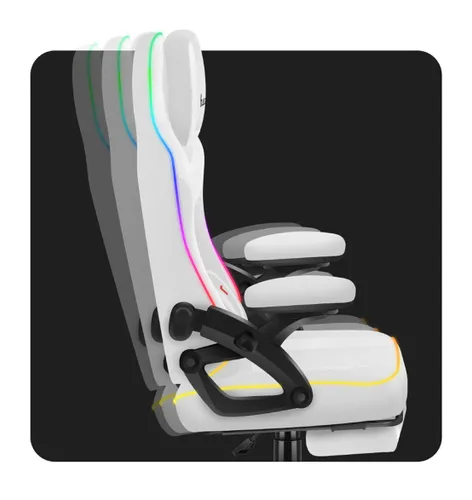 Fotel HUZARO Force 4.6 RGB Biały