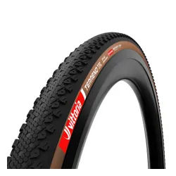 Opona rowerowa Vittoria Terreno T30 G2.0 TLR Gravel Endurance czarny/brązowy