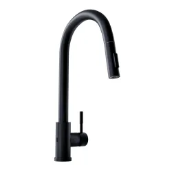 Bateria Globalo Loretio Black 1.1 Czarny mat Stal nierdzewna