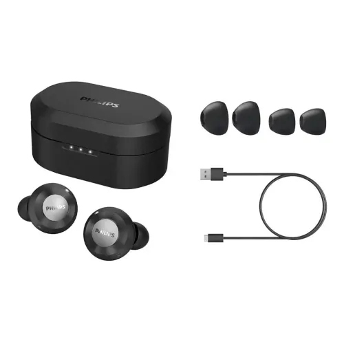 Słuchawki bezprzewodowe Philips TAT8505BK/00 Dokanałowe Bluetooth 5.0 Czarny