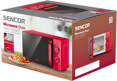 Kuchenka Mikrofalowa SENCOR SMW 1920R czerwona Mikrofalówka SMW1920R