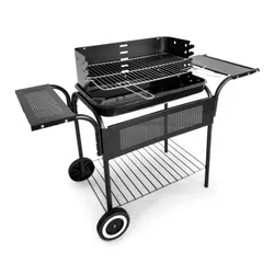 Grill ogrodowy metalowe półki regulacja rusztu koła MultiGarden