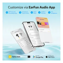 Słuchawki bezprzewodowe Earfun Air Life Dokanałowe Bluetooth 5.4 Czarny