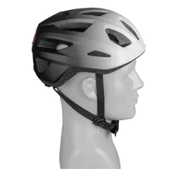 Kask rowerowy VAYOX Active VA0424WBL Biało-czarny MTB z lampką (rozmiar L)