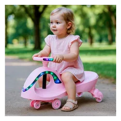 Grawitacyjny Jeździk Dla Dzieci Z LED Baby Mix G-Force Pink