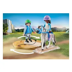 Playmobil Набор фигурок лошадей 71637 Современная конная арена