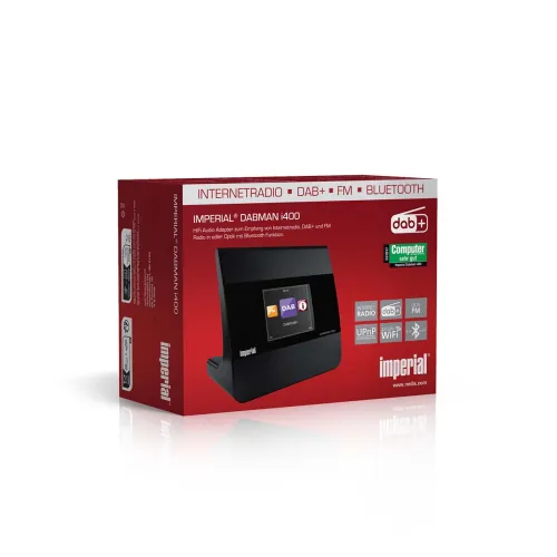 Radioodbiornik Imperial DABMAN i400 Radio FM DAB+ Internetowe Bluetooth Czarny