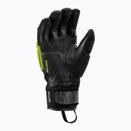 Rękawice narciarskie LEKI WCR Coach 3D black/ice lemon