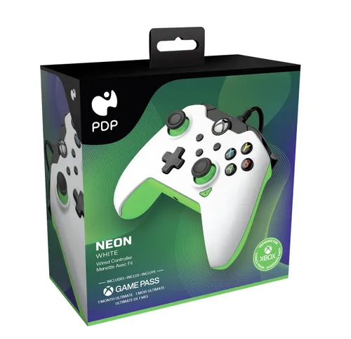 PDP Pad Neon White для Xbox-проводной