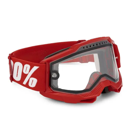 Gogle rowerowe 100% Accuri 2 Enduro MTB neon/red/clear