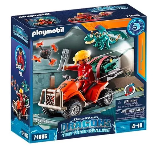 Playmobil Dragons Набор фигурок 71085 Икарис Квад и Фил