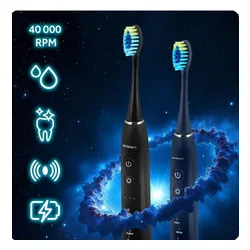 Szczoteczka soniczna BERDSEN Galaxy Duo (2 sztuki) Czarny i Granatowy