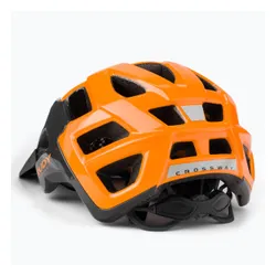 Kask rowerowy Rudy Project Crossway lead/orange fluo shiny