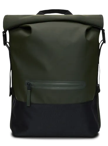 Рюкзак Rains Trail Rolltop Backpack W3 - зеленый