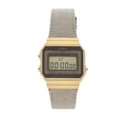 Casio Vintage A700WEGL-7aef Grey / Gold Saati