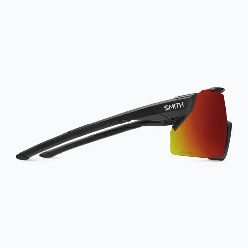 Okulary przeciwsłoneczne Smith Attack MAG MTB matte black/chromapop red mirror/low light amber
