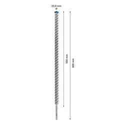 Wiertło udarowe 22x550x600mm Bosch EXPERT SDS plus-7X