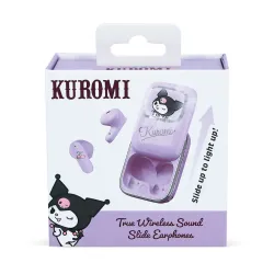 Słuchawki bezprzewodowe OTL Technologies Kuromi TWS Slide Earphones Douszne Bluetooth 5.3 Fioletowy