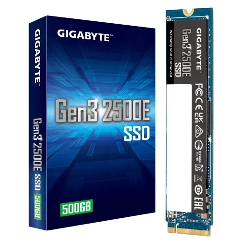 Dysk Gigabyte Gen3 2500E SSD 500GB PCIe 3.0x4 NVMe