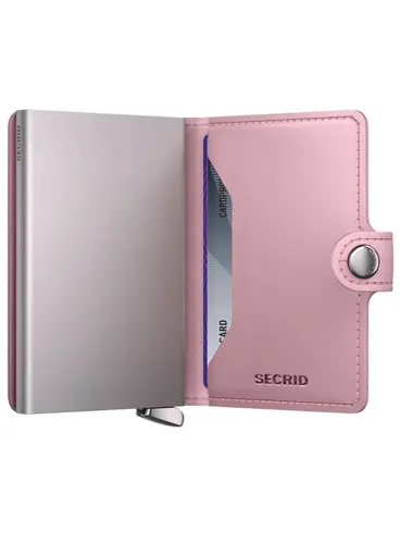 Portfel RFID Secrid Premium Miniwallet Emboss Diamond - rose