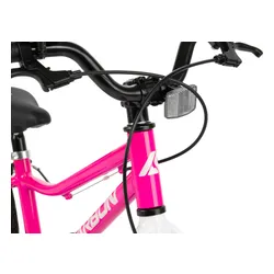 Rower dziecięcy KARBON Superlight 18 cali dla dziewczynki Różowy