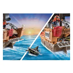 Playmobil Zestaw z figurkami Pirates 71530 Duży statek piracki