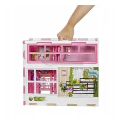 Lalka Barbie kompaktowy rozkładany domek HCD47