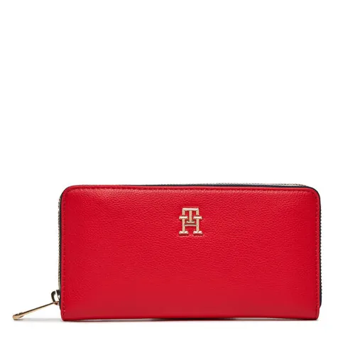 Женский кошелек Tommy Hilfiger Th Essential Sc Large для Corp AW0AW16094 Fierce Red XND