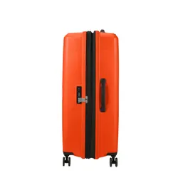 Большой расширенный чемодан American Tourister AeroStep-bright orange