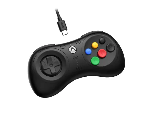 Проводной геймпад 8BitDo M30 для ПК, Xbox, черный