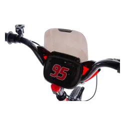 Rower dziecięcy HUFFY Disney Auta 16 cali dla chłopca Czerwony