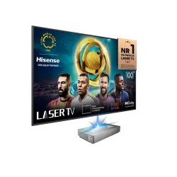 Projektor Hisense Laser TV - 100L5N - 4K UHD, Laser, Ekran ALR 100" w zestawie, Wi-Fi, BT, AirPlay, VIDAA OS