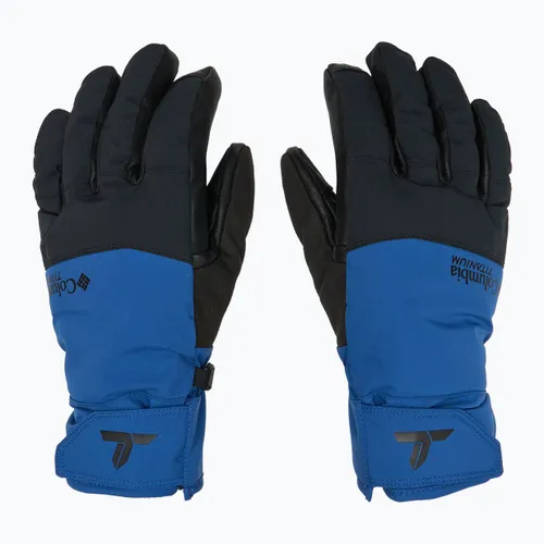 Rękawice narciarskie męskie Columbia PowBound mountain blue/black