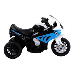 Motorek Na Akumulator Dla Dzieci 1-3 Lata Trójkołowy Bmw S1000Rr LED Skóra