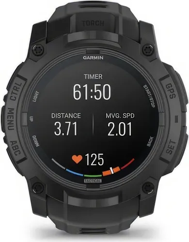 Smartwatch GARMIN Instinct 3 50mm Amoled Tactical Edition Czarny