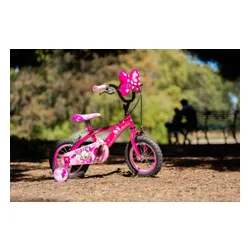 Rower dziecięcy HUFFY Disney Myszka Minnie 12 cali dla dziewczynki Różowy