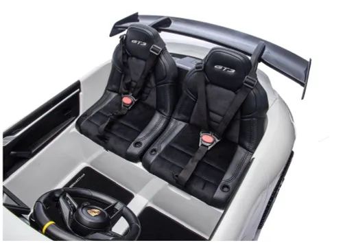 Samochód Na Akumulator Dla 2 Dzieci Porsche 911 Gt3 24V Eva 2 Ciche Silniki