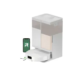 Robot sprzątający iRobot Roomba 575 Combo Funkcja mopowania Stacja oczyszczająca Tworzenie mapy pomieszczenia Funkcje AI Biały
