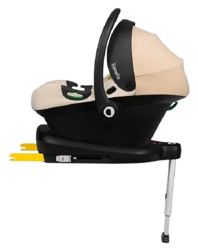 Fotelik samochodowy LIONELO Astrid i-Size z bazą Isofix 40-87 cm (0-13 kg) Beżowy