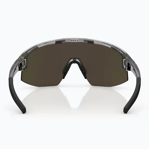 Okulary przeciwsłoneczne Bliz Matrix transparent dark grey/brown red multi