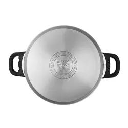 Garnek ze stali nierdzewnej z pokrywką EMILIO 3,2 l