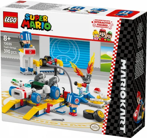 LEGO Super Mario bricks 72035 Mario Kart - Жаба и его гараж