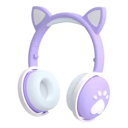 Słuchawki nauszne MOZOS Kid Dog Fioletowy