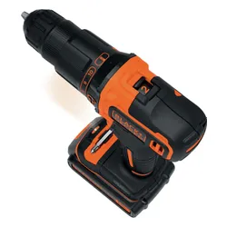 Akülü Matkap Black &amp; Decker BDCHD18BAFC 18 V 2x1.5 Ah pil