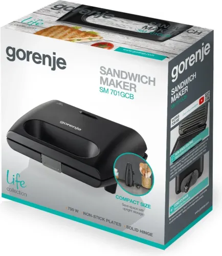 Opiekacz Gorenje SM701GCB Grill 700W