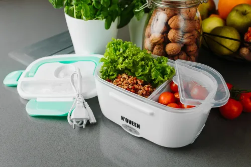 Lunchbox podgrzewany N'oveen LB330 1,1l Miętowy