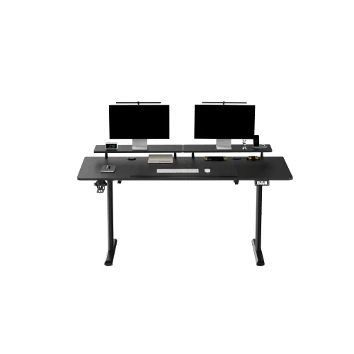 Biurko Ultradesk HIGHLANDER XXL 160cm Regulacja wysokości Czarny